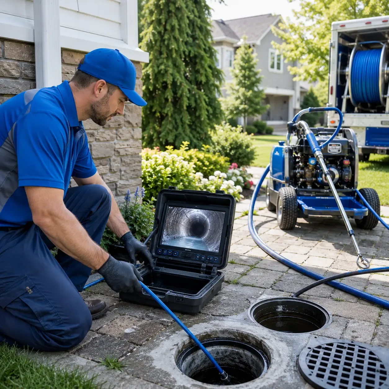 Outdoor drain cleaning professionals serving Woodbine, IA